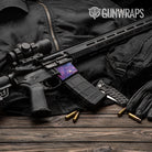 AR-15 Mag Well Galaxy Fire Gun Skin Vinyl Wrap