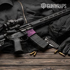 AR-15 Mag Well Galaxy Purple Nebula Gun Skin Vinyl Wrap