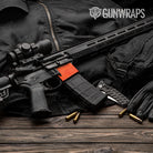 AR 15 Mag Hex DNA Elite Orange Gun Skin Vinyl Wrap