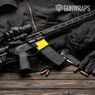 AR 15 Mag Hex DNA Elite Yellow Gun Skin Vinyl Wrap
