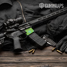 AR 15 Mag Hex DNA Magenta Lime Gun Skin Vinyl Wrap