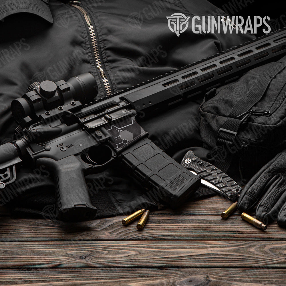 AR 15 Mag Hex DNA Pink Gun Skin Vinyl Wrap