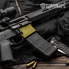 AR-15 Mag Well Hex Electric Yellow Gun Skin Vinyl Wrap