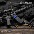 AR-15 Mag Well Kryptek Blue Gun Skin Vinyl Wrap