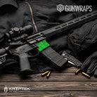 AR-15 Mag Well Kryptek Green Gun Skin Vinyl Wrap