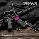 AR-15 Mag Well Kryptek Magenta Gun Skin Vinyl Wrap