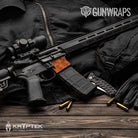 AR-15 Mag Well Kryptek Orange Gun Skin Vinyl Wrap