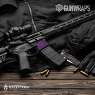 AR-15 Mag Well Kryptek Purple Gun Skin Vinyl Wrap