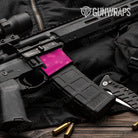 AR-15 Mag Well Paintball Elite Magenta Gun Skin Vinyl Wrap