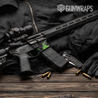 AR-15 Mag Well Ragged Metro Green Gun Skin Vinyl Wrap