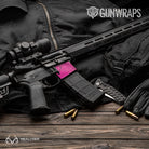 AR-15 Mag Well Realtree XTRA Colors Magenta Gun Skin Vinyl Wrap