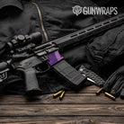 AR-15 Mag Well Shattered Elite Purple Gun Skin Vinyl Wrap