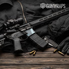 AR-15 Mag Well Shattered Overcast Gun Skin Vinyl Wrap