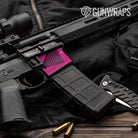 AR-15 Mag Well Trigon Elite Magenta Gun Skin Vinyl Wrap