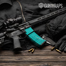 AR-15 Mag & Mag Well Battle Storm Elite Tiffany Blue Gun Skin Vinyl Wrap