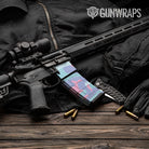 AR-15 Mag & Mag Well Classic Cotton Candy Gun Skin Vinyl Wrap