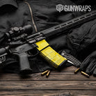 AR-15 Mag & Mag Well Classic Elite Yellow Gun Skin Vinyl Wrap