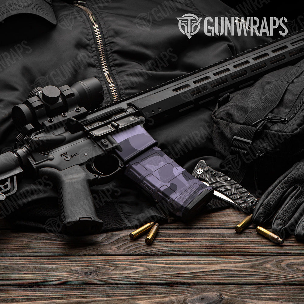 AR-15 Mag & Mag Well Classic Lilac Gun Skin Vinyl Wrap