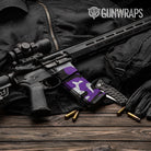 AR-15 Mag & Mag Well Classic Purple Tiger Gun Skin Vinyl Wrap
