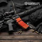 AR-15 Mag & Mag Well Cumulus Elite Orange Gun Skin Vinyl Wrap