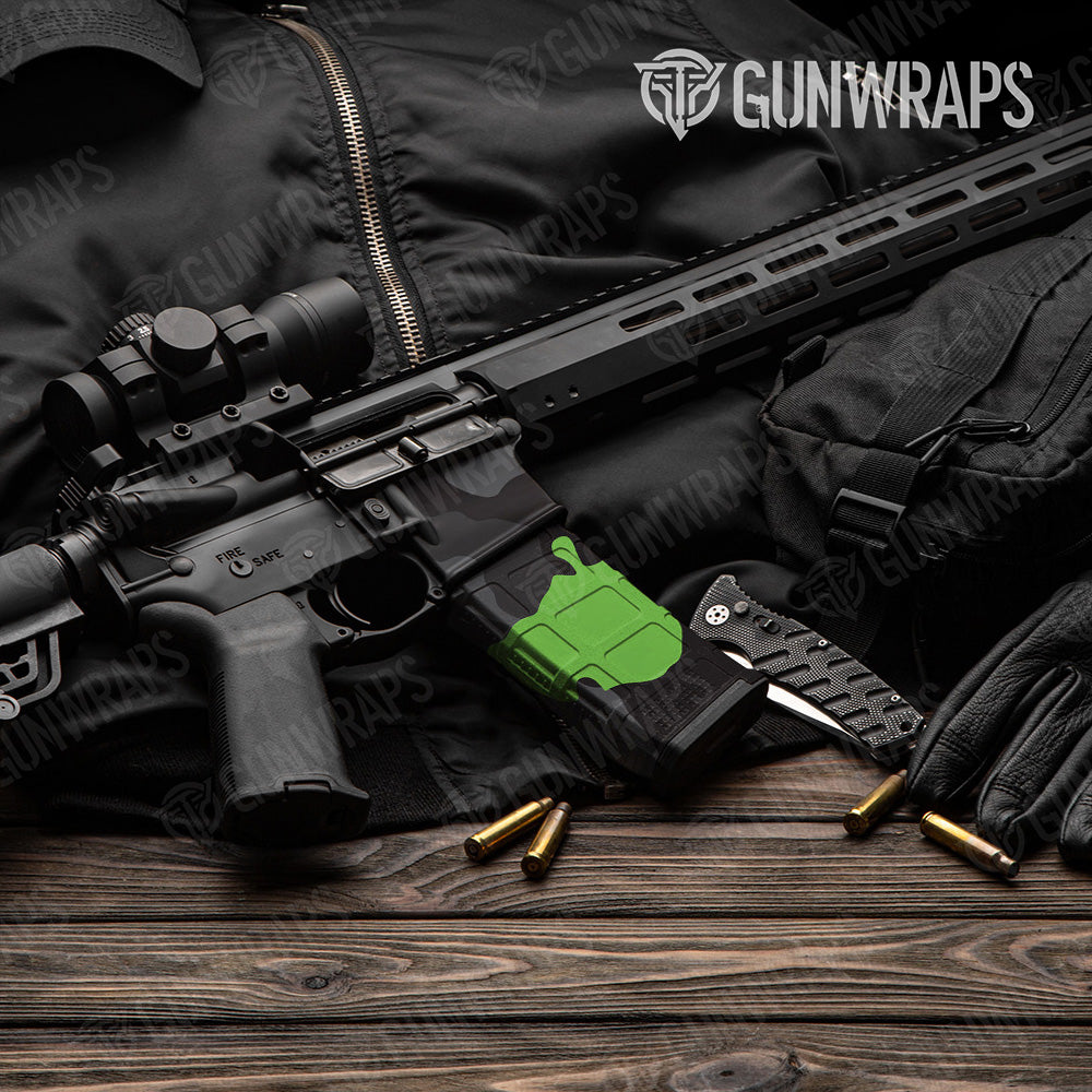 AR-15 Mag & Mag Well Cumulus Metro Green Gun Skin Vinyl Wrap