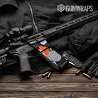 AR-15 Mag & Mag Well Cumulus Orange Tiger Gun Skin Vinyl Wrap