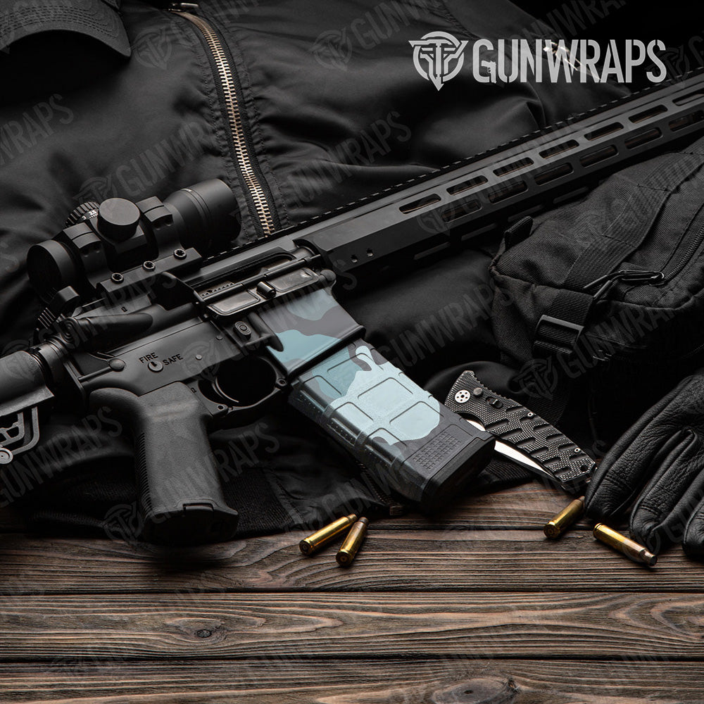 AR-15 Mag & Mag Well Cumulus Overcast Gun Skin Vinyl Wrap