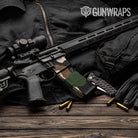 AR-15 Mag & Mag Well Cumulus Woodland Gun Skin Vinyl Wrap
