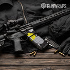 AR-15 Mag & Mag Well Cumulus Yellow Tiger Gun Skin Vinyl Wrap