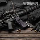 AR-15 Mag & Mag Well Damascus Purple Gun Skin Vinyl Wrap