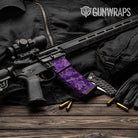 AR-15 Mag & Mag Well Digital Elite Purple Gun Skin Vinyl Wrap