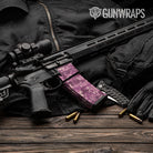 AR-15 Mag & Mag Well Digital Floral Gun Skin Vinyl Wrap