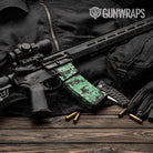 AR-15 Mag & Mag Well Digital Mint Chocolate Chip Gun Skin Vinyl Wrap