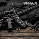 AR-15 Mag & Mag Well Digital Urban Green Gun Skin Vinyl Wrap