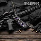 AR-15 Mag & Mag Well Digital Urban Purple Gun Skin Vinyl Wrap