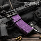 AR-15 Mag & Mag Well Dotted Lavender Gun Skin Vinyl Wrap