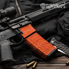 AR-15 Mag & Mag Well Eclipse Elite Orange Gun Skin Vinyl Wrap