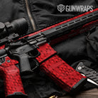 AR-15 Mag & Mag Well Eclipse Elite Red Gun Skin Vinyl Wrap