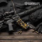 AR-15 Mag & Mag Well Erratic Militant Yellow Gun Skin Vinyl Wrap