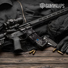 AR 15 Mag Hex DNA Blue Gun Skin Vinyl Wrap