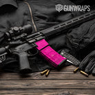 AR-15 Mag & Mag Well Hex DNA Elite Magenta Gun Skin Vinyl Wrap