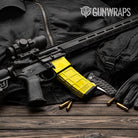 AR 15 Mag Hex DNA Elite Yellow Gun Skin Vinyl Wrap