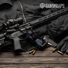 AR 15 Mag Hex DNA Magenta Frost Gun Skin Vinyl Wrap