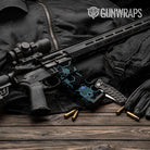 AR 15 Mag Hex DNA Midnight Frost Gun Skin Vinyl Wrap