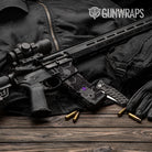 AR 15 Mag Hex DNA Purple Gun Skin Vinyl Wrap
