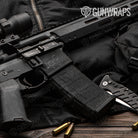AR-15 Mag & Mag Well Hex Electric Black Gun Skin Vinyl Wrap