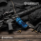 AR-15 Mag & Mag Well Kryptek Blue Lightning Gun Skin Vinyl Wrap
