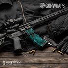 AR-15 Mag & Mag Well Kryptek Turquoise Gun Skin Vinyl Wrap