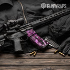 AR-15 Mag & Mag Well Nature Pink Lifeless Woods Gun Skin Vinyl Wrap