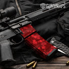 AR-15 Mag & Mag Well Paintball Elite Red Gun Skin Vinyl Wrap